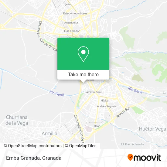 Emba Granada map