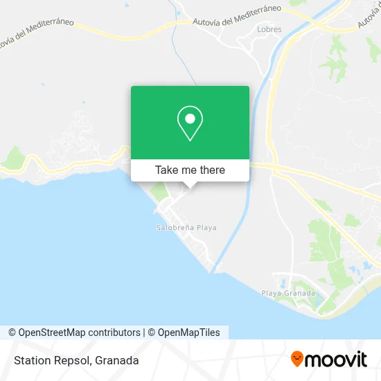 Station Repsol map
