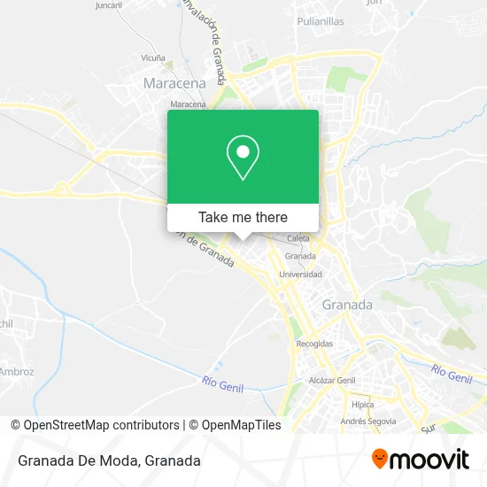 Granada De Moda map
