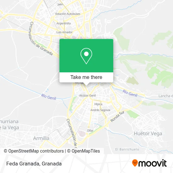 Feda Granada map