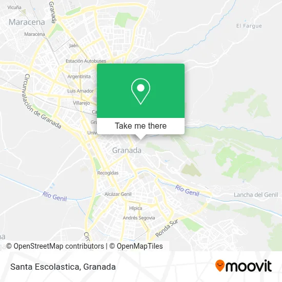 Santa Escolastica map