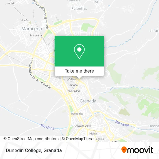 Dunedin College map