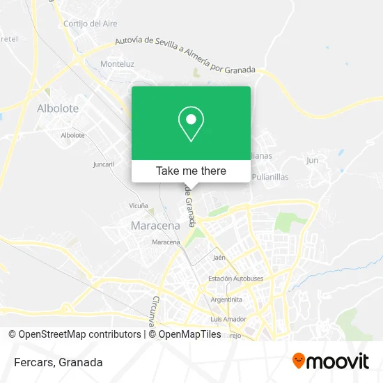 Fercars map