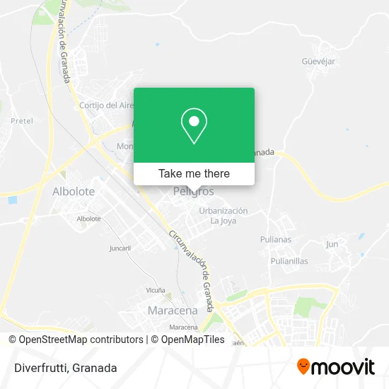 Diverfrutti map