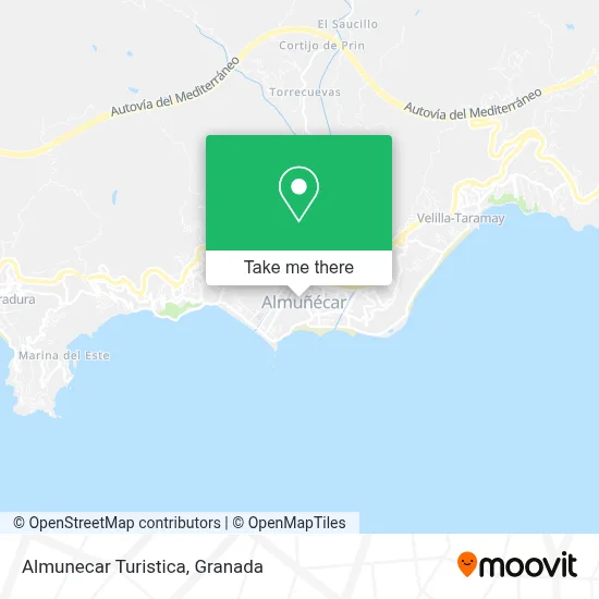 Almunecar Turistica map