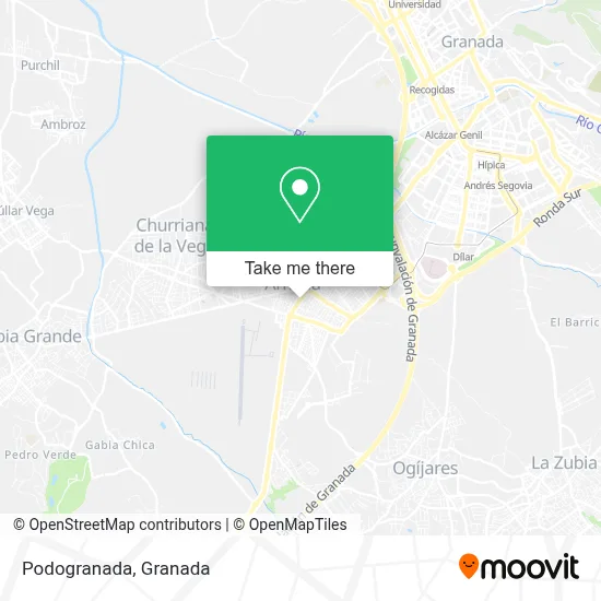Podogranada map