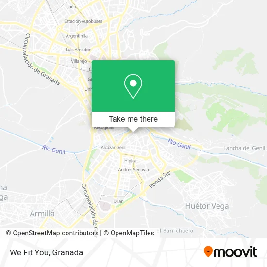We Fit You map