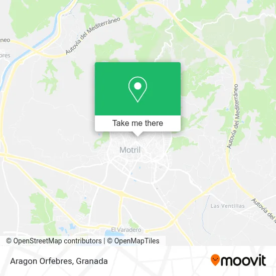 Aragon Orfebres map