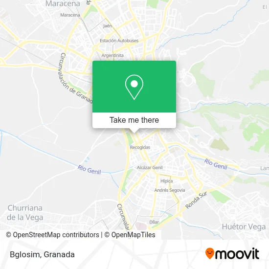 Bglosim map