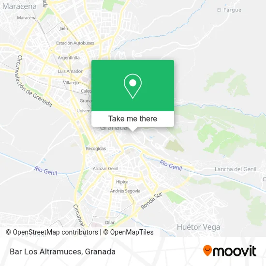Bar Los Altramuces map