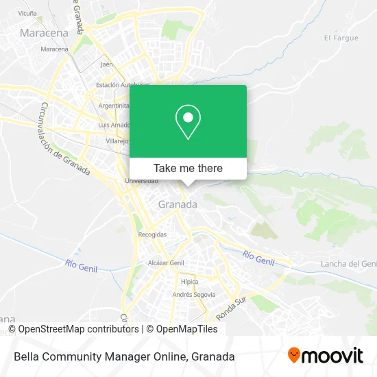 Bella Community Manager Online map