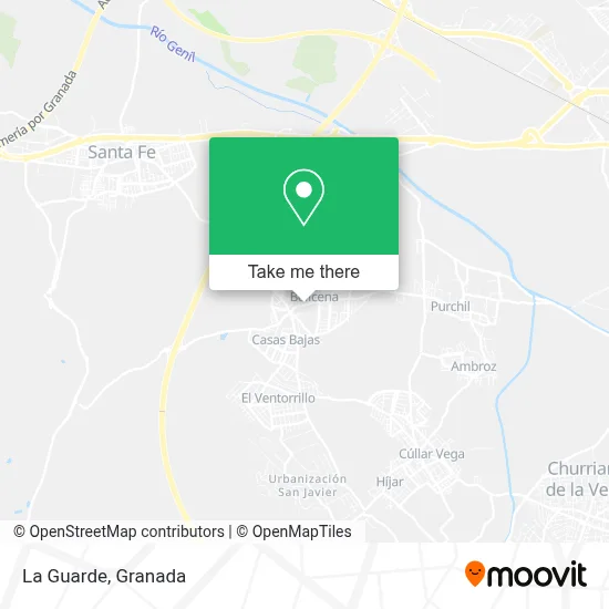 La Guarde map