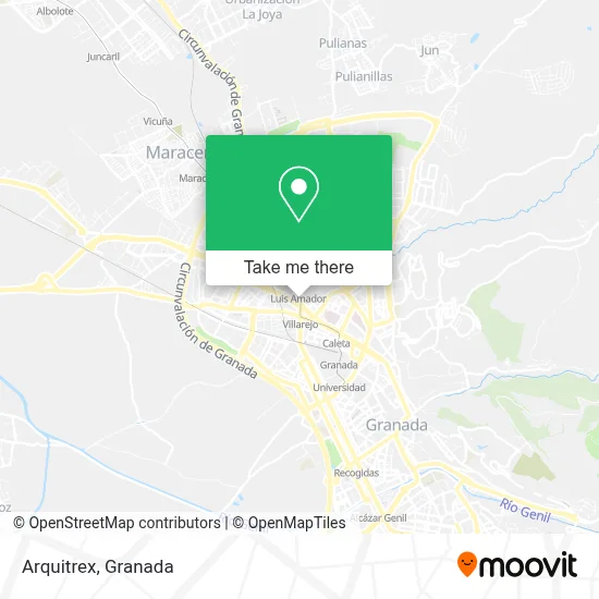 Arquitrex map