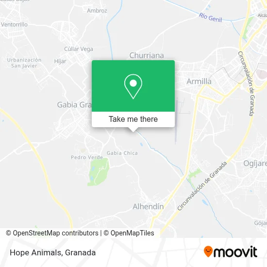 Hope Animals map
