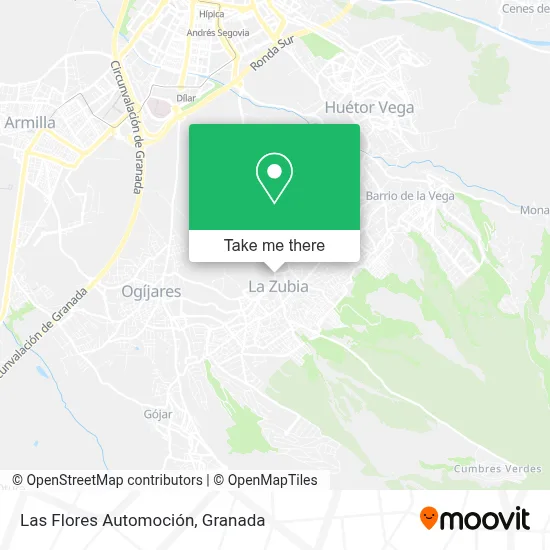 Las Flores Automoción map