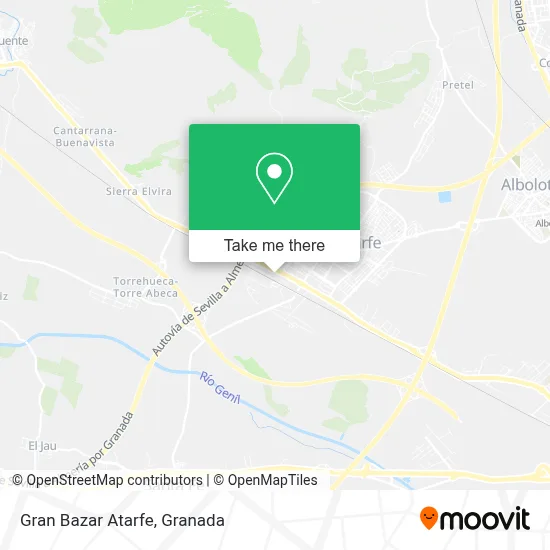 Gran Bazar Atarfe map