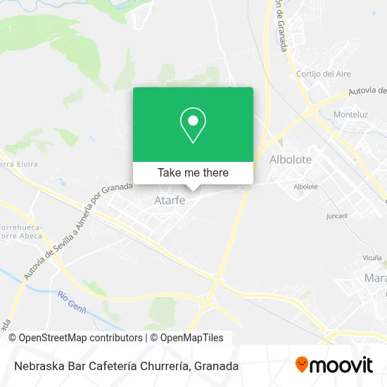 Nebraska Bar Cafetería Churrería map