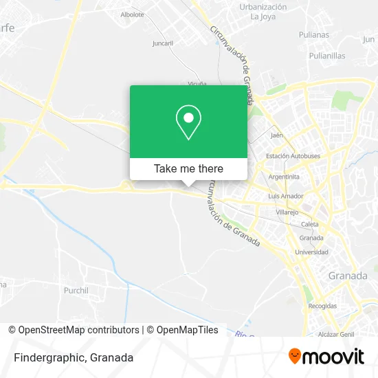 Findergraphic map