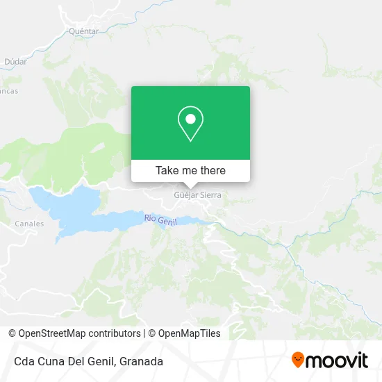 Cda Cuna Del Genil map