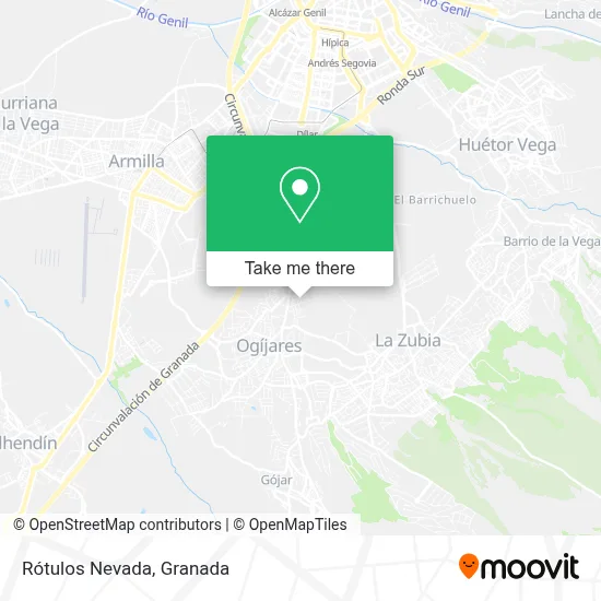 Rótulos Nevada map