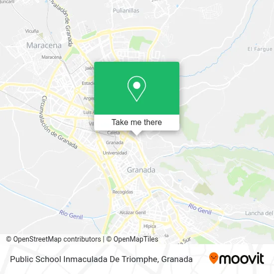 Public School Inmaculada De Triomphe map