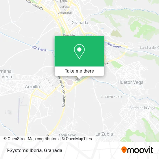 T-Systems Iberia map