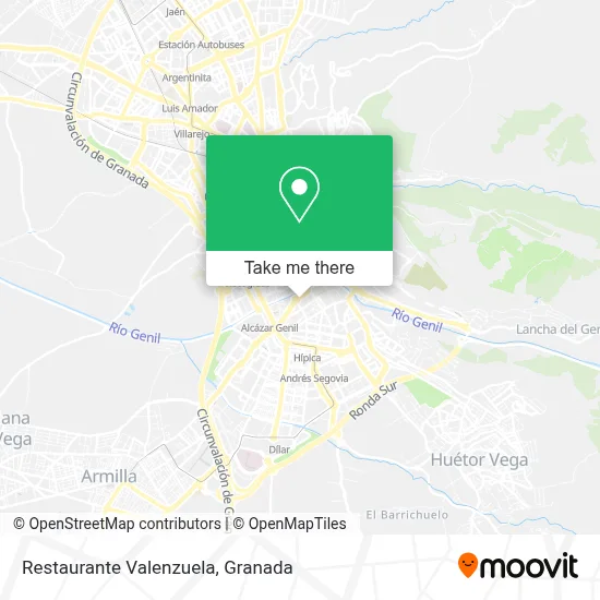 Restaurante Valenzuela map
