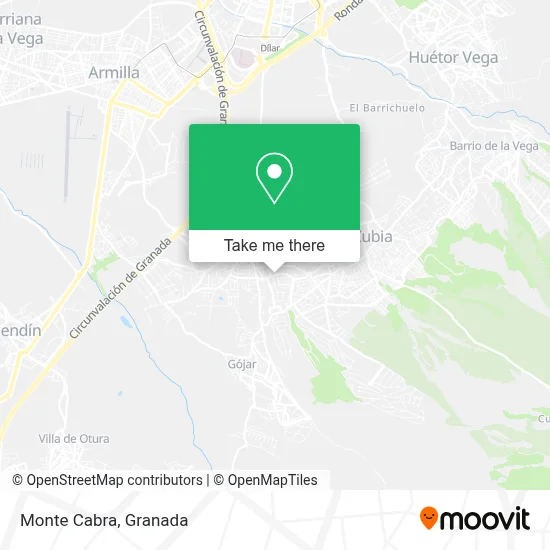 Monte Cabra map