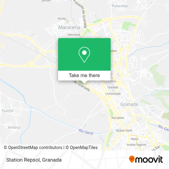 Station Repsol map