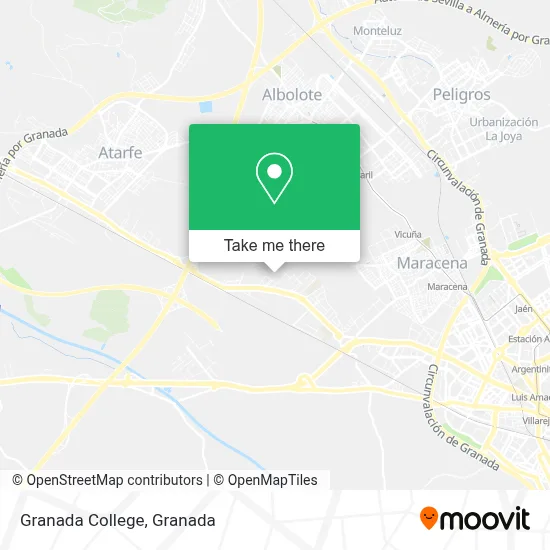 Granada College map