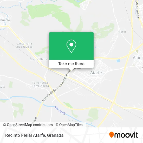 Recinto Ferial Atarfe map