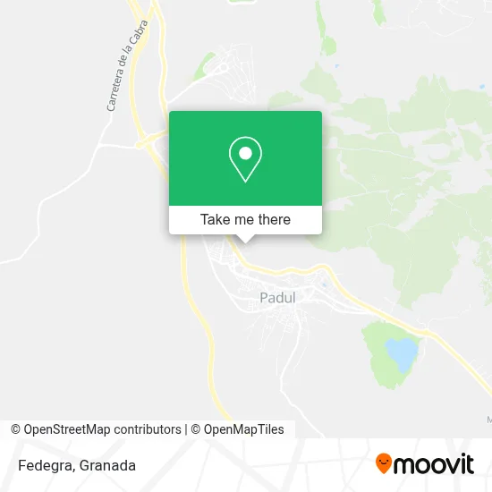 Fedegra map