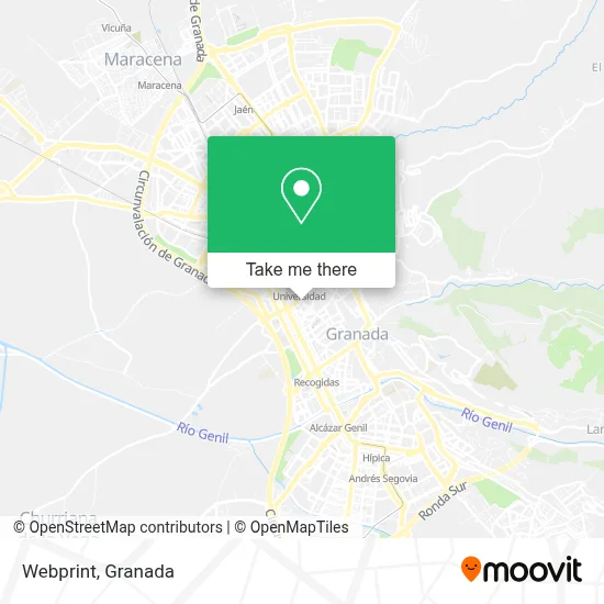 Webprint map