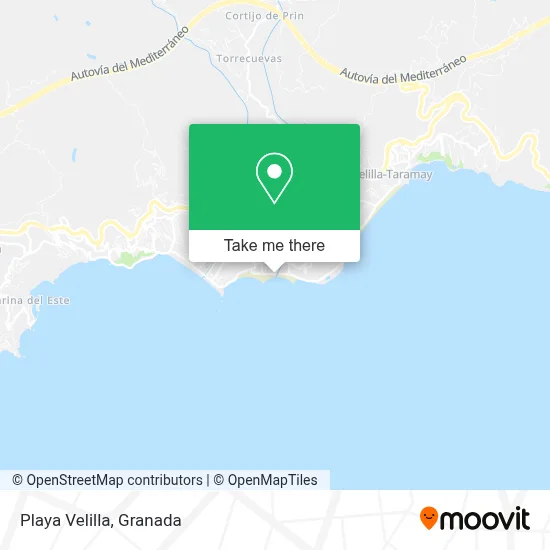 Playa Velilla map
