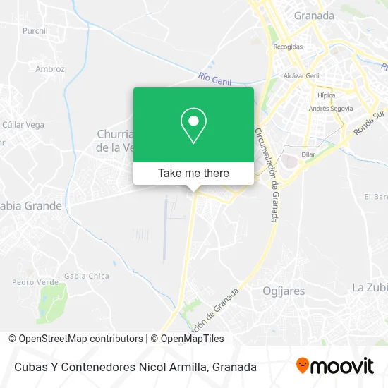 Cubas Y Contenedores Nicol Armilla map