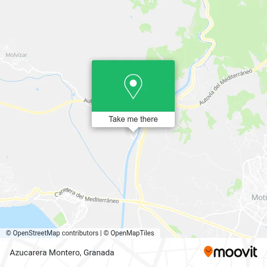 Azucarera Montero map