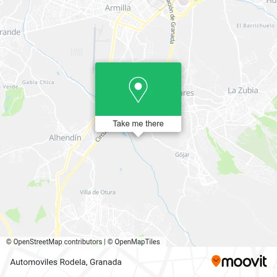 Automoviles Rodela map