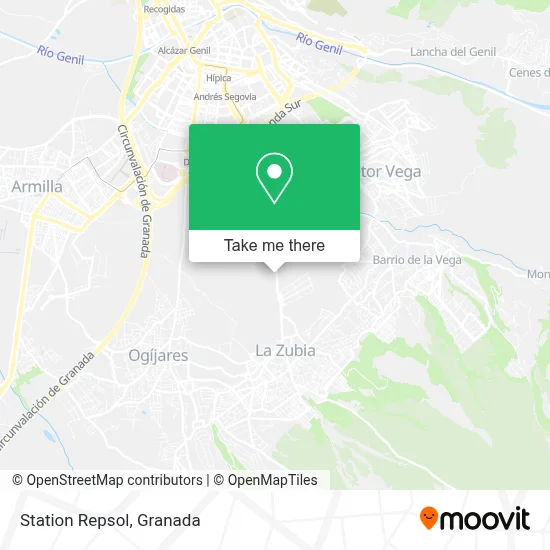 Station Repsol map