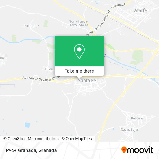 Pvc+ Granada map