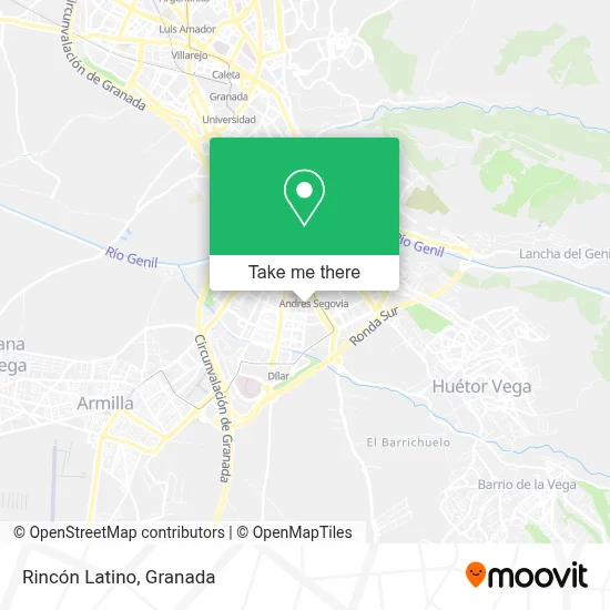 Rincón Latino map