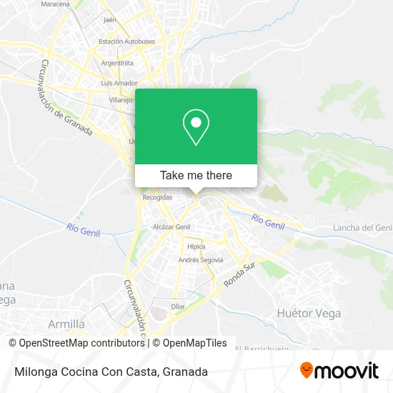 Milonga Cocina Con Casta map
