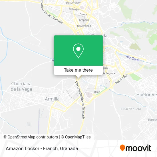 Amazon Locker - Franch map