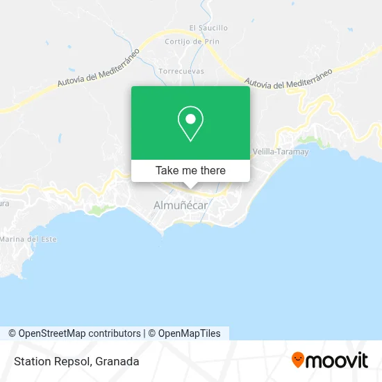 Station Repsol map
