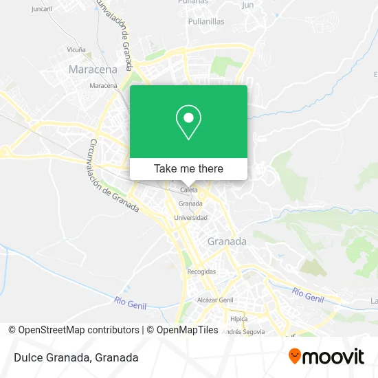 Dulce Granada map