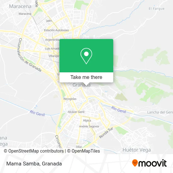 Mama Samba map