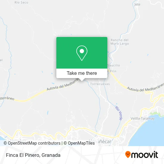 Finca El Pinero map