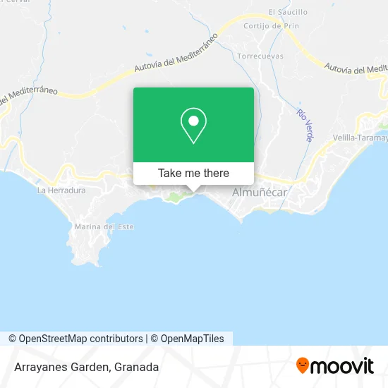 Arrayanes Garden map