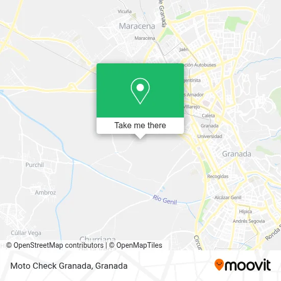 Moto Check Granada map