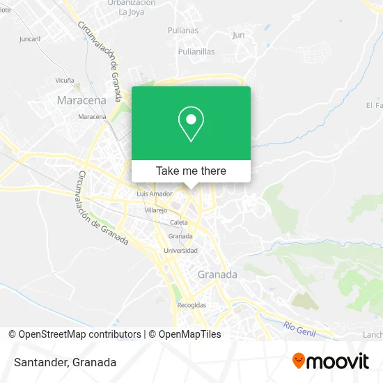 Santander map