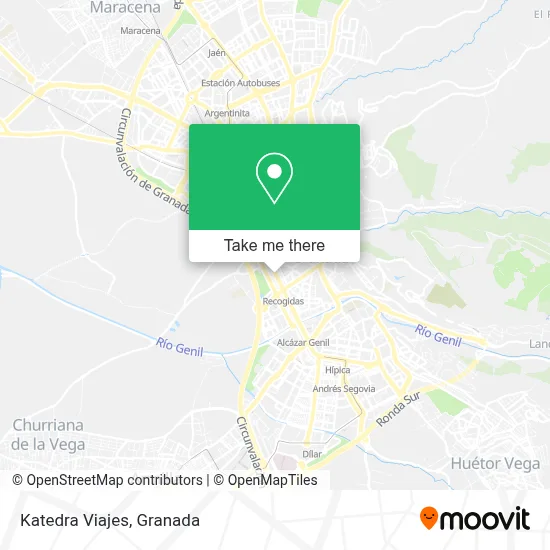 Katedra Viajes map